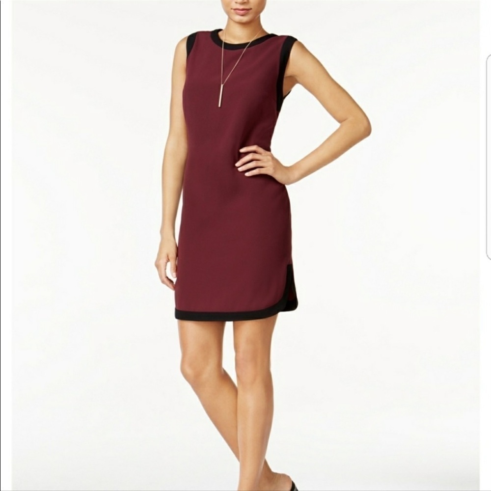 Bar III sleeveless color block shift dress▪️size M